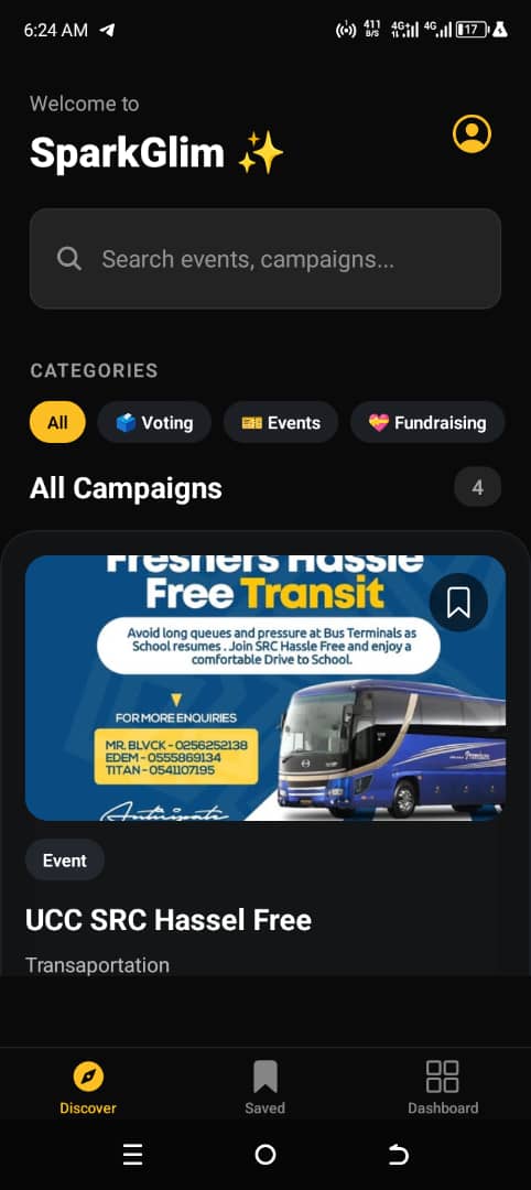 Discover SparkGlim campaigns and events